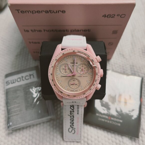 💜NWT💜 Swatch X Omega Moonswatch Mission To Venus Watch - Picture 4 of 5